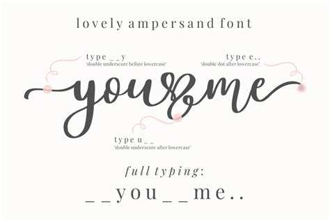 Lovely Ampersand Font Azet Media Co Fontspace