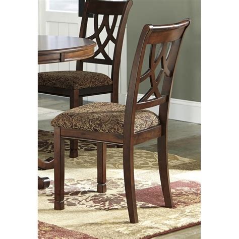 Ashley Leahlyn Upholstered Dining Chair In Medium Brown D436 01