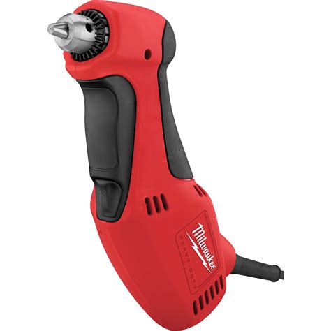 Milwaukee Close Quarter Corded Electric Angle Drill — 38in Keyed
