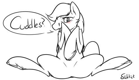 Safe Artist Sidekick Earth Pony Pony Blushing Cuddling Dialogue Male