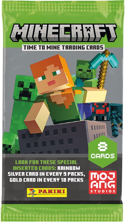 Panini Minecraft Time To Mine Trading Cards