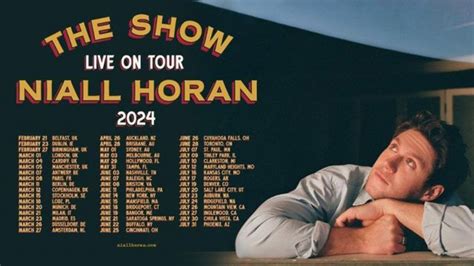 Niall Horan Announces The Show Live On Tour 2024 Capitol Records