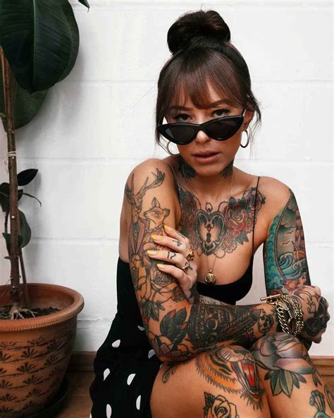 Tattooed Model And Fashion Blogger Sammi Jefcoate Tattoo Models