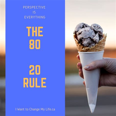 The 80 - 20 Rule: Perspective is Everything ⋆ I Want To Change My Life.