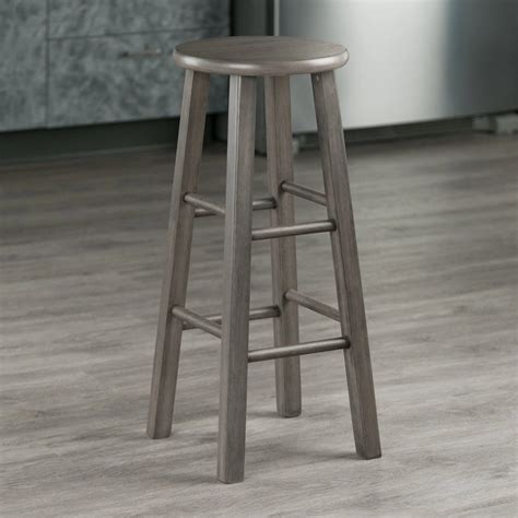 Ivy Square Leg Bar Stool Rustic Oyster Gray Our Bar Stools