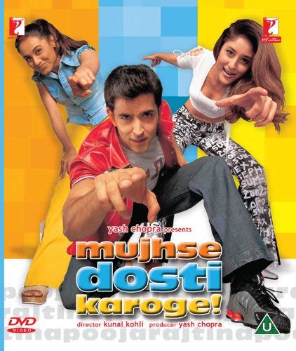 Mujhse Dosti Karoge 2002 Bollywood Movie Indian Cinema Hindi Film Dvd Amazonit Hrithik