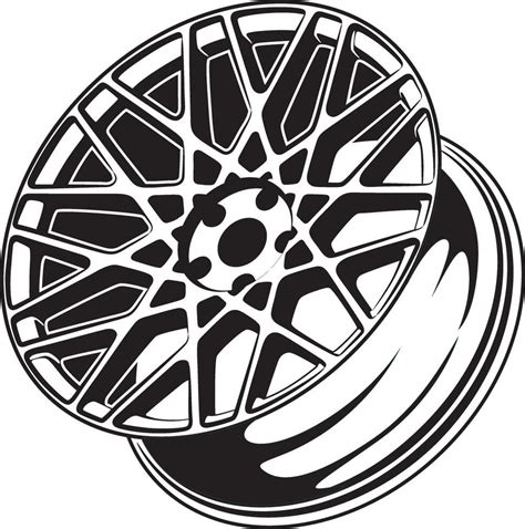 Car Wheel Illustration For Conceptual Design Car Wheels Rims Car