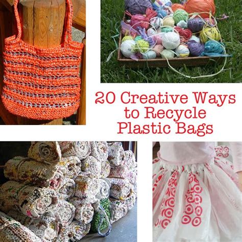 20 Creative Ways To Recycle Plastic Bags Recycled Plastic Bags Reuse