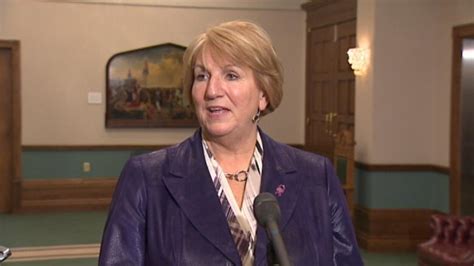 Kathy Dunderdale Poised To Make Muskrat Announcement Cbc News