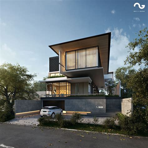Bukit Golf Mediterania Pik House 3d Rendering With Max Vray Ps Kiến