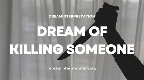 Dream Of Killing Someone Interpretation And Spiritual Meaning