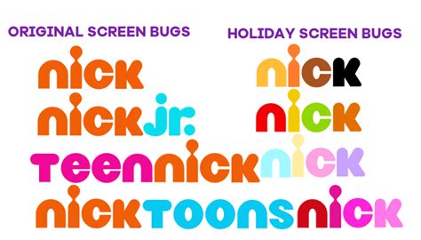 Nickelodeon Screen Bugs Holiday Screen Bugs By Goayescnouttp On