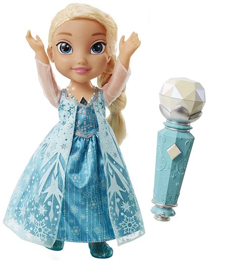 Disneys Frozen Sing Along Elsa Doll With Microphone Ebay
