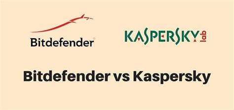 Bitdefender Vs Kaspersky Head To Head 2022