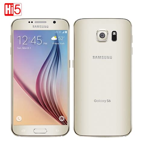 Unlocked Samsung Galaxy S6 G920f Single Sim Card Cellphone