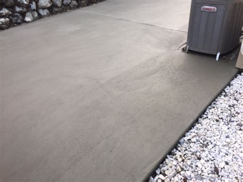 Smooth Concrete Finish — All Star Clean Up And Landscaping