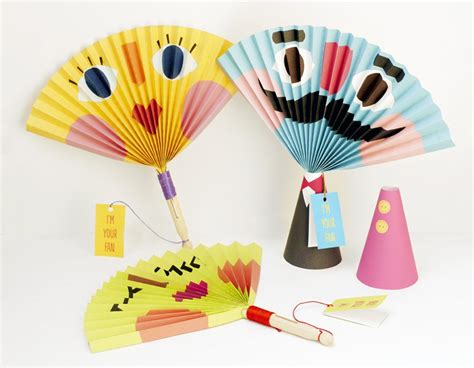 Crafts With Paper Summer Paper Fans Mr Printables Craftrating
