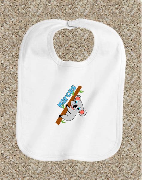 Baby Clothes Baby Bib Personalized Bib White Cotton Bib Baby Shower