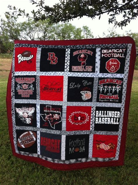 Tee Shirt Quilt Memory Quilt Out Of T Shirts Tshirt Quilt Blanket