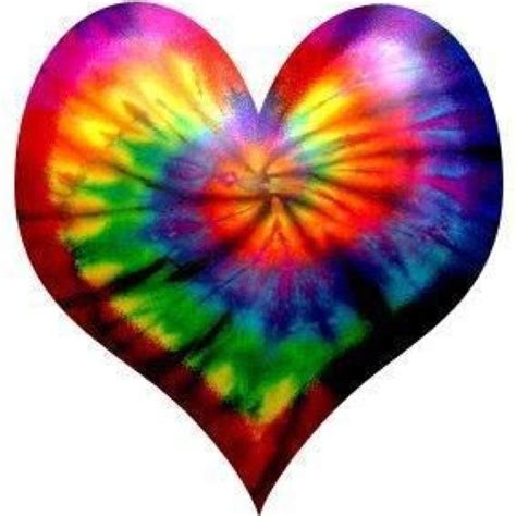 Tye Heart Tie Dye Heart Rainbow Rainbow Heart
