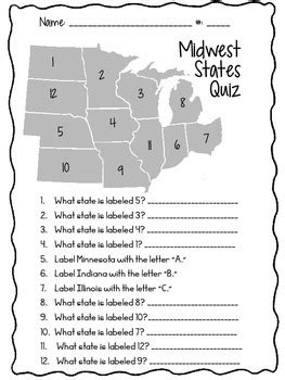 Free Printable United States Map Quiz And Worksheet Map Quiz Images
