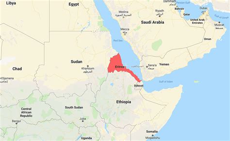 Online eritrea map showing major places in eritrea. Eritrean Christians Released from Shipping Container Prisons - Word and Way
