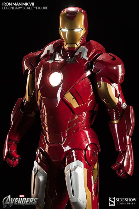 Iron man mark viiiii cosplay helmet 11 scale unopening helmet. Iron Man Mark VII | Sideshow Collectibles