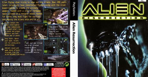 Alien Resurrection Ps1 Psone 4imingame
