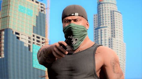 One Handed Gangster Hold For Franklin Gta Mod Grand Theft Auto Mod