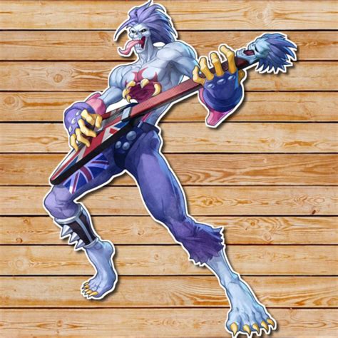 Ps4 Darkstalkers Lord Raptor Sticker Anime Manga Decor Fighting Games
