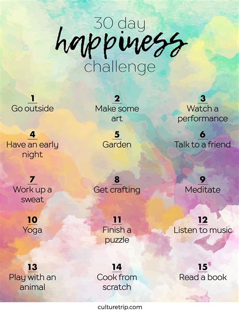 The 30 Day Happiness Challenge Happiness Challenge Challenge Quotes