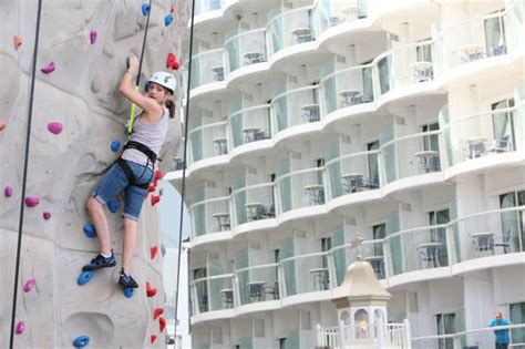 Allure Of The Seas Rock Climbing Wall Cruise Gallery