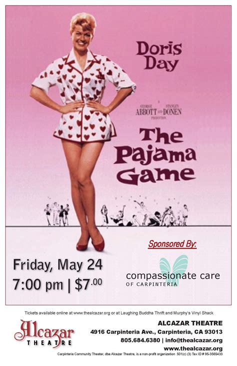 The Pajama Game Alcazar Theatre Carpinteria