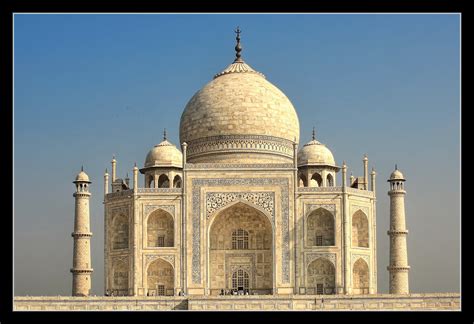 Agra Ind Taj Mahal Base Dome And Minaret 06 The Taj Ma Flickr