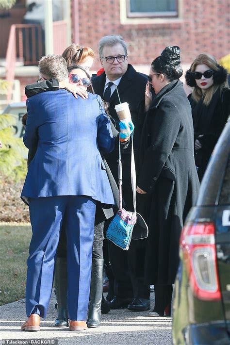 Drew Carey Attends The Wake Of Ex Amie Harwick As He Continues Mourning