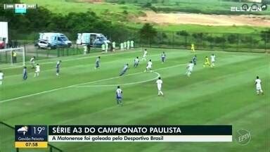 Assistir EPTV Esporte Matonense Perde De Goleada Para O Desportivo