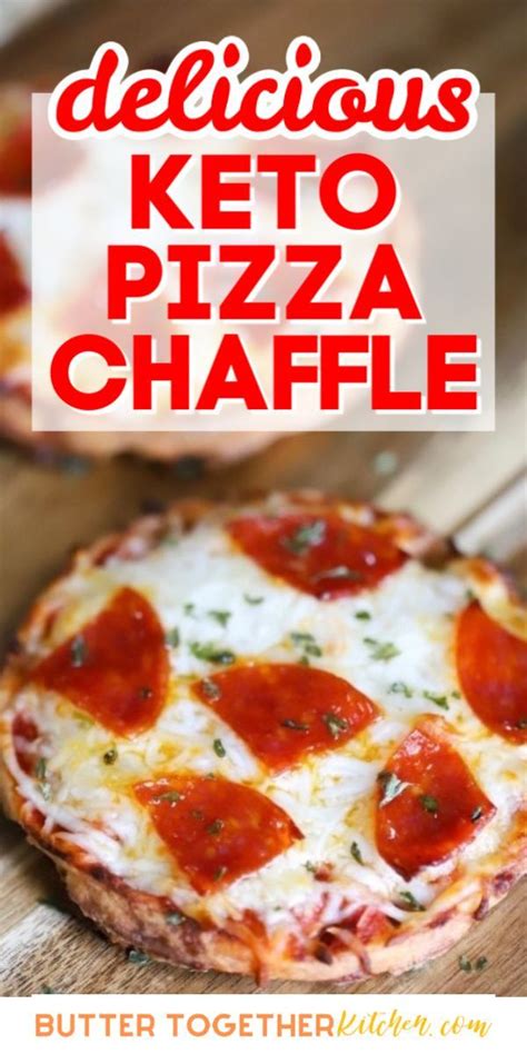 Top each chaffle with 2 tbsp pizza sauce, 2 tbsp of shredded mozzarella cheese, and all your favorite toppings. Delicious Keto Pizza Chaffle Recipe - Butter Together ...