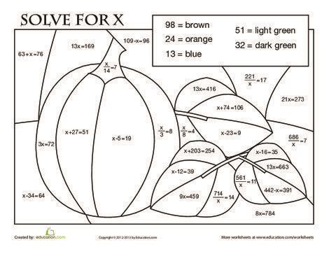 Math 1st grade math 2nd grade math 3rd grade math 4th grade online math fun math fun & color. Advanced Color By Number | Worksheet | Education.com ...