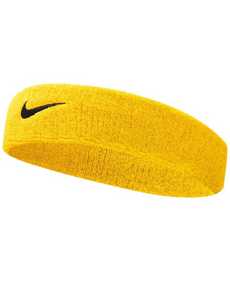 Nike Swoosh Headband 2 In Yellow Lyst