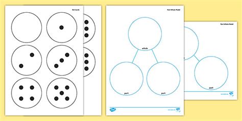 👉 Dot Cards Part Whole Model Activity Twinkl