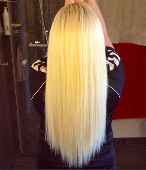 Long Platinum Blonde Hair Extensions Lush Thick Barbie Hair Bleach