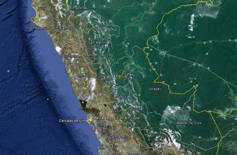 Nominal Serpiente Pila De Mapa Satelital Arequipa Peru Información