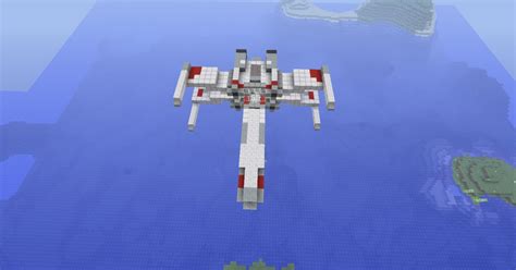 Star Wars Xwing Ship Minecraft Project