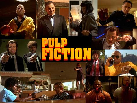 With a dead body in his garage. PULP FICTION