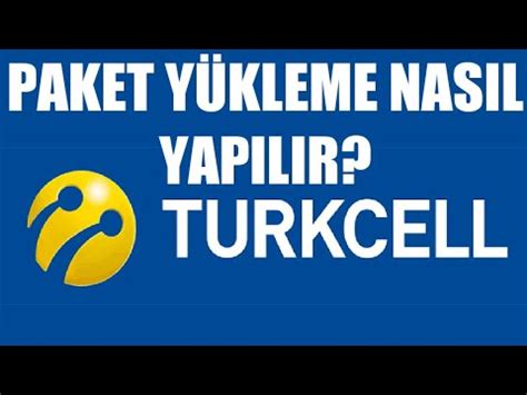 Turkcell Paket Y Kleme Nas L Yap L R Youtube