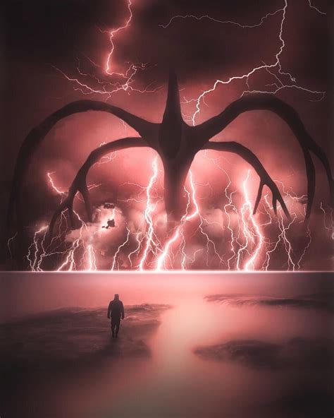 It was a predatory humanoid creature that entered hawkins , indiana in november 1983. #strangerthingsfanart | Stranger things creature, Stranger ...