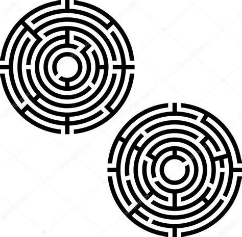 Two Labyrinths — Stock Vector © Santi0103 5328280