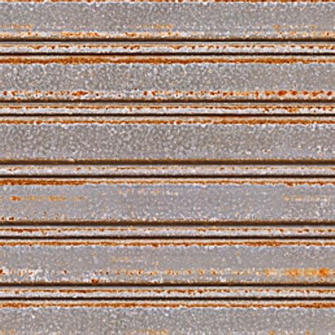Iron Corrugated Dirt Rusty Metal Texture Seamless 09991