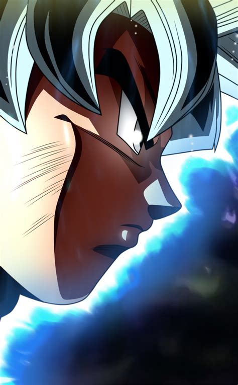 Are you looking for a dragon ball live wallpaper app that contains not one, but many high quality, u. Download 950x1534 Wallpaper Goku's Face, Dragon Ball Super ...