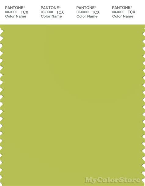 Pantone Smart 14 0445 Tcx Color Swatch Card Bright Chartreuse Color Swatch Pantone Pantone